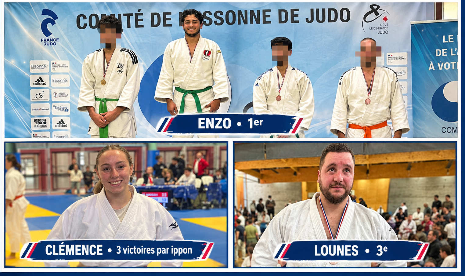 Résultats weekend